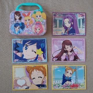 アイカツ(アイカツ!)のアイカツ！ ミニ缶ケース＆シール5枚(キャラクターグッズ)