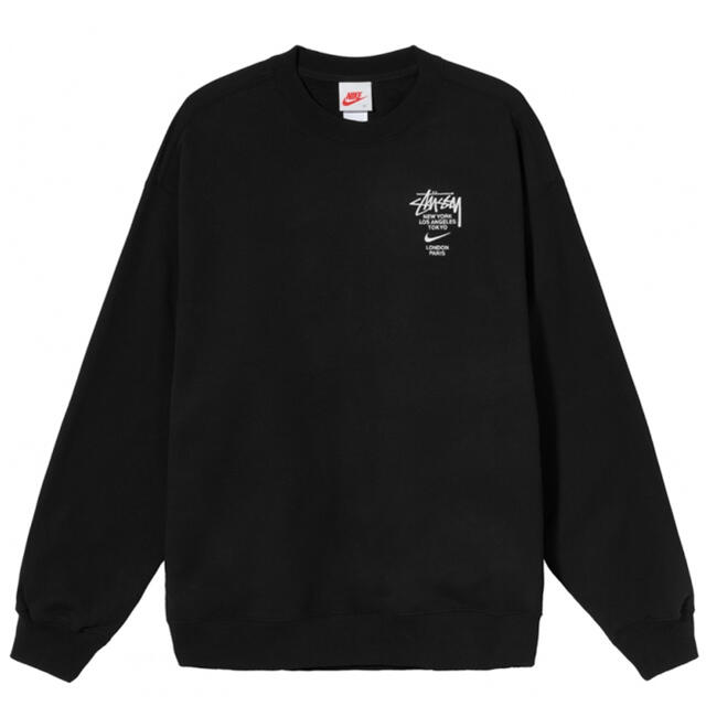 ブラックサイズNIKE stussy ナイキ　ステューシー　スウェット