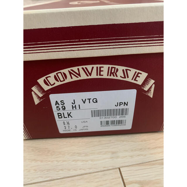 【27cm】 CONVERSE ALL STAR J VTG 59 HI