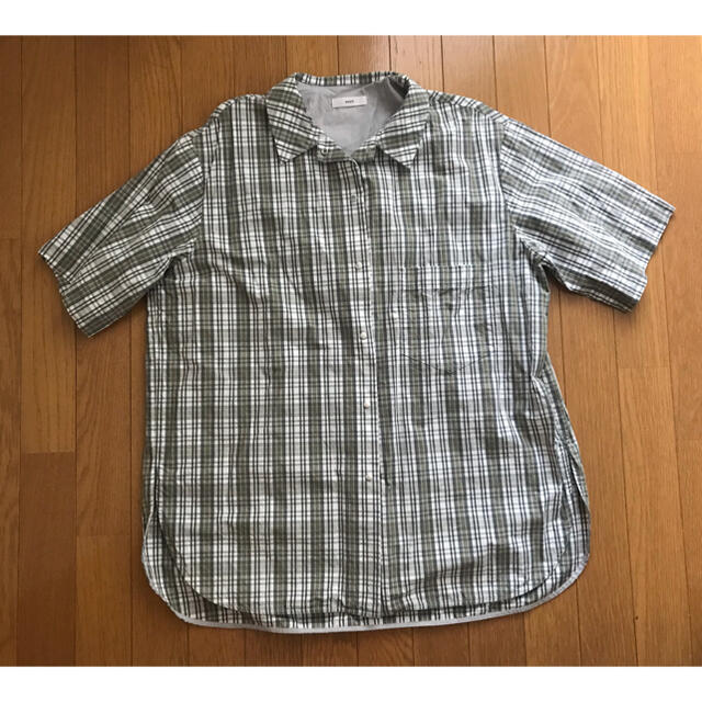 Drawer(ドゥロワー)のyori ヨリ　チェックシャツ レディースのトップス(Tシャツ(半袖/袖なし))の商品写真