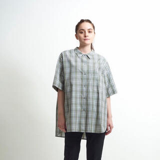 ドゥロワー(Drawer)のyori ヨリ　チェックシャツ(Tシャツ(半袖/袖なし))