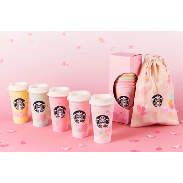 Starbucks Coffee(スターバックスコーヒー)のきい様専用。スターバックス　Starbucks リユーザブルカップ　SAKURA インテリア/住まい/日用品のキッチン/食器(タンブラー)の商品写真