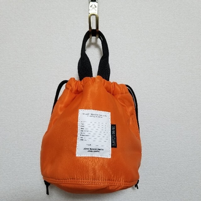 Plage(プラージュ)のJANE SMITH ジェーンスミス 巾着 バッグ オレンジ レディースのバッグ(ハンドバッグ)の商品写真