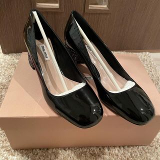 ミュウミュウ(miumiu)の新品miumiu ヒール38(ハイヒール/パンプス)