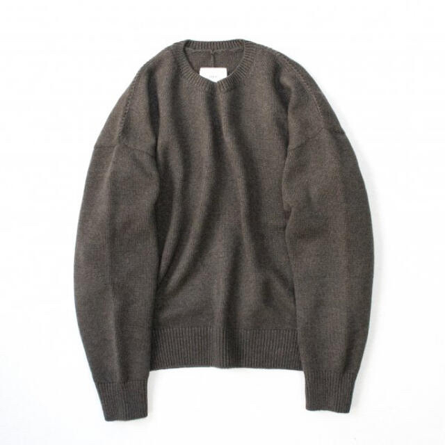 メンズStein EX FINE LAMBS CREW NECK KNIT LS