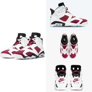 ナイキ(NIKE)の新品未使用 AIR JORDAN 6 CARMINE 10.5 28.5(スニーカー)