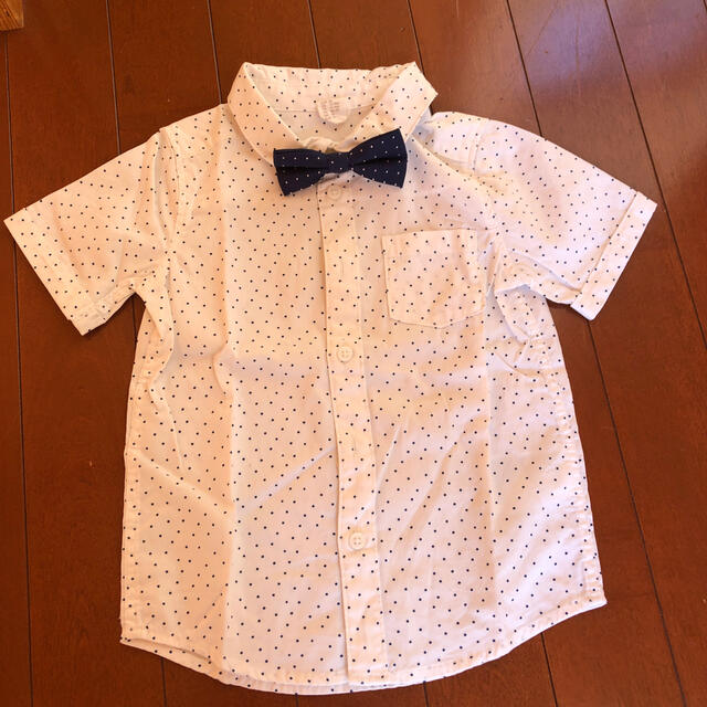 H&M(エイチアンドエム)のシャツ　水玉　ブラウス キッズ/ベビー/マタニティのベビー服(~85cm)(シャツ/カットソー)の商品写真