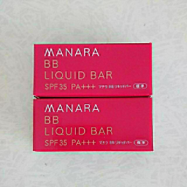 maNara(マナラ)のマナラ BB リキッドバー 2本セット コスメ/美容のベースメイク/化粧品(BBクリーム)の商品写真