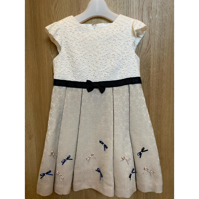 petit main(プティマイン)のpetit main ワンピース×ジャケット　110cm キッズ/ベビー/マタニティのキッズ服女の子用(90cm~)(ワンピース)の商品写真