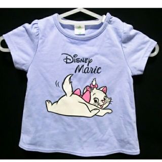 ディズニー(Disney)の80 マリー 水色 未着用 ディズニー 子供服 Tシャツ 半袖   猫 子猫 水(Ｔシャツ)