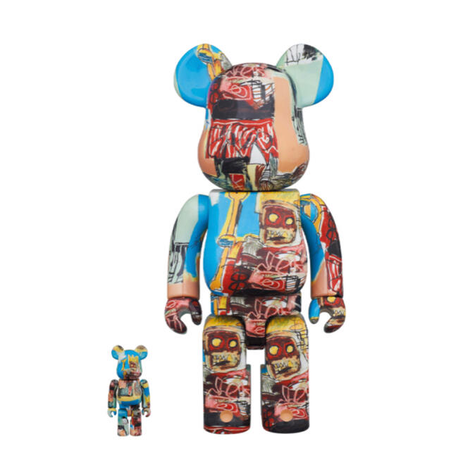 MEDICOM TOY(メディコムトイ)のBE@RBRICK JEAN-MICHEL BASQUIAT 100％ 400％ エンタメ/ホビーのフィギュア(その他)の商品写真