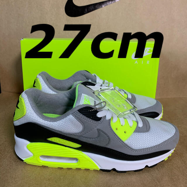 新品 未使用 27 cm エアマックス  90 イエロー AIR MAX ネオン