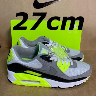 ナイキ(NIKE)の新品 未使用 27 cm エアマックス  90 イエロー AIR MAX ネオン(スニーカー)