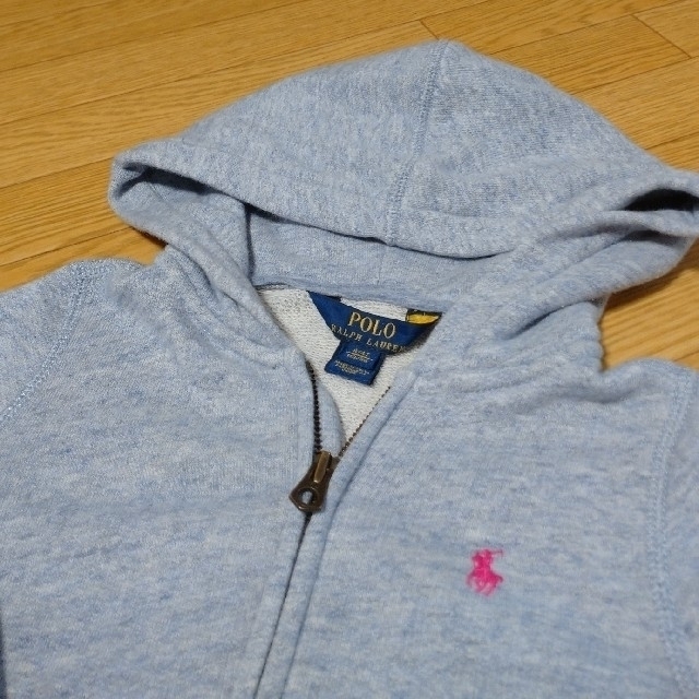 POLO RALPH LAUREN(ポロラルフローレン)のラルフローレン パーカー １１０ キッズ/ベビー/マタニティのキッズ服女の子用(90cm~)(Tシャツ/カットソー)の商品写真