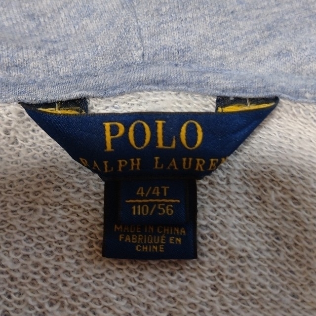 POLO RALPH LAUREN(ポロラルフローレン)のラルフローレン パーカー １１０ キッズ/ベビー/マタニティのキッズ服女の子用(90cm~)(Tシャツ/カットソー)の商品写真