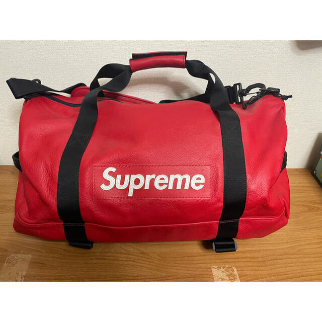 supreme レザーボストン