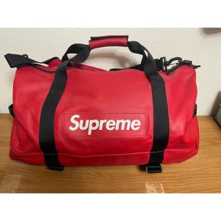 シュプリーム(Supreme)のsupreme レザーボストン(ボストンバッグ)