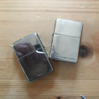 ジッポー(ZIPPO)のジッポ　ライター　２個セット　裏面撮影有　最終値下げ(タバコグッズ)