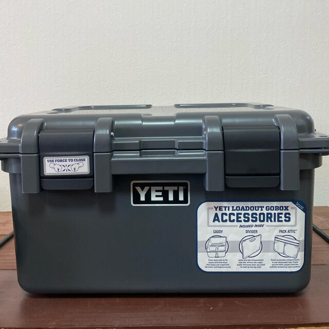 227リトル24qt重量チャコール　YETI loadout  Gobox 30