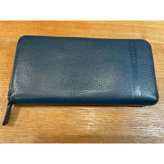 コーチ(COACH)の【Ziege様専用】  COACH メンズ長財布  ブルー(長財布)