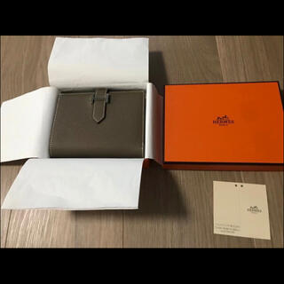 エルメス(Hermes)のHERMES ベアンコンパクト 未使用　国内正規品　エトープ(財布)