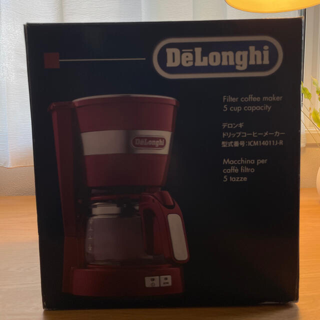 DeLonghi(デロンギ)のデロンギ　ドリップコーヒーメーカーicm14011j-r スマホ/家電/カメラの調理家電(コーヒーメーカー)の商品写真