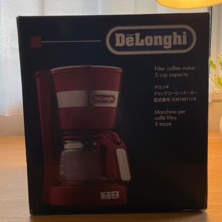 デロンギ(DeLonghi)のデロンギ　ドリップコーヒーメーカーicm14011j-r(コーヒーメーカー)
