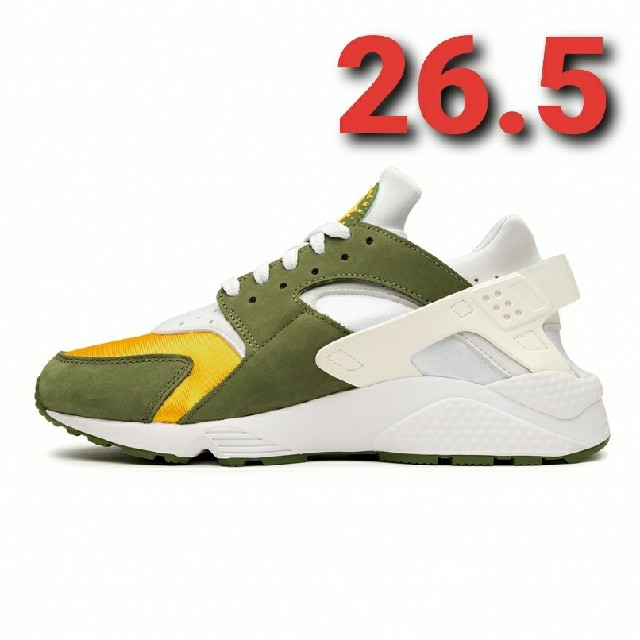 26.5cm]STUSSY NIKE AIR HUARACHE ステューシー 男性に人気