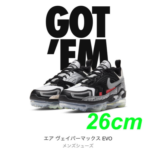 NIKE AIR VAPORMAX EVO NRG 26cm