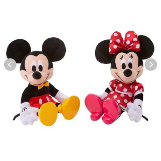 ディズニー(Disney)のミッキー　ミニー　ぬいぐるみ(キャラクターグッズ)