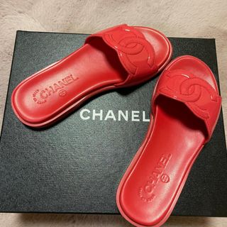 シャネル(CHANEL)の※最終値下げ※CHANEL サンダル　ピンク(サンダル)