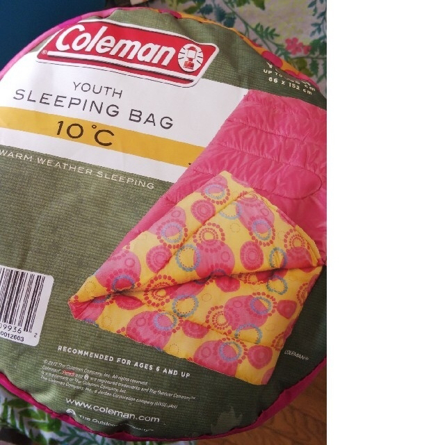 Coleman(コールマン)のColeman YOUTH SLEEPING BAG  スポーツ/アウトドアのアウトドア(寝袋/寝具)の商品写真