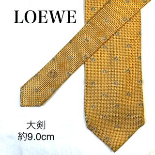 ロエベ(LOEWE)のLOEWE ロエベ ネクタイ ゴールド系(ネクタイ)