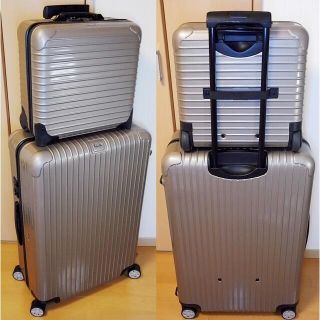 本物正規リモワ サルサ ビジネストローリー 希少人気色プロセコ 23L