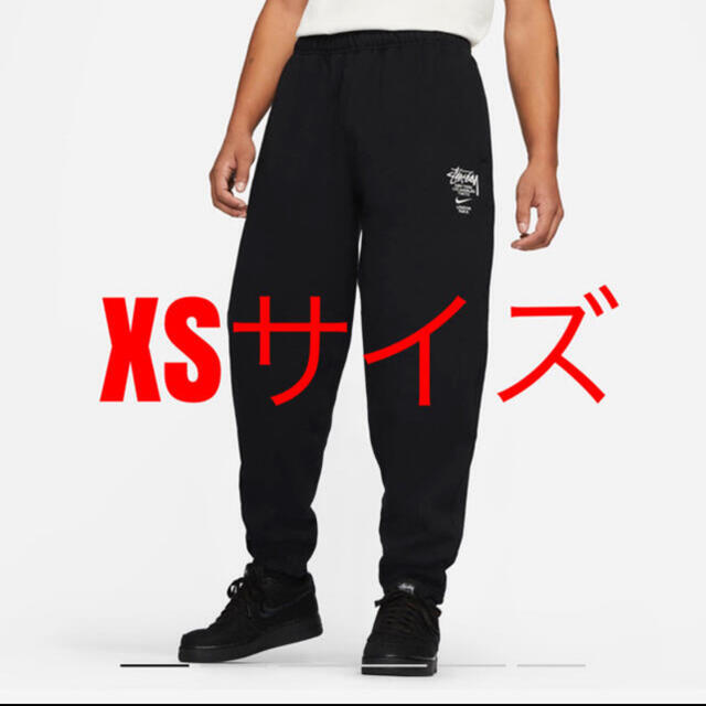 NIKE - XS Stussy nike フリースパンツ 黒の通販 by s shop｜ナイキ