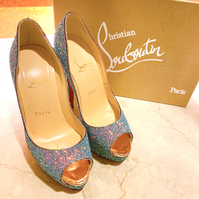 ほどしか Christian Louboutin - Christian Louboutin グリッター