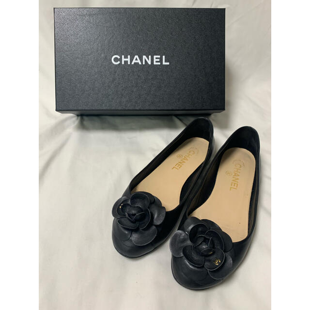 値下げ！CHANEL カメリア　パンプス　37