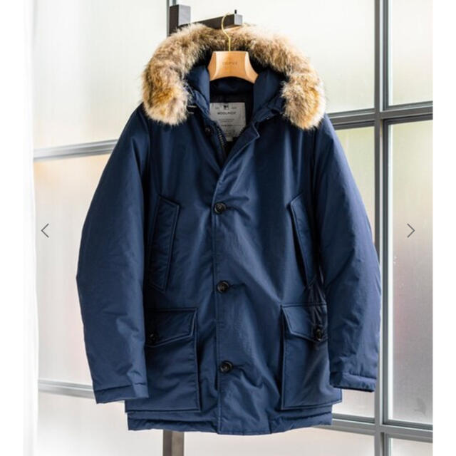 タグ付き新品 EDIFICE別注WOOLRICHアークティックパーカー S