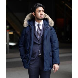 【年始限定セール】WOOLRICH ×EDIFICE  アークティックパーカーダウン80%フェザー20%