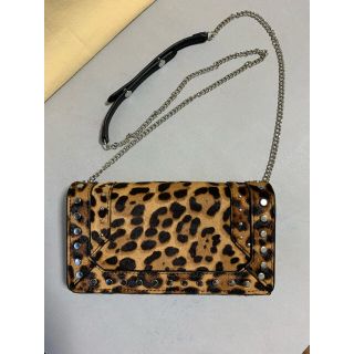 ザラ(ZARA)の☆ZARA チェーンバック（ヒョウ柄）☆(バッグ)