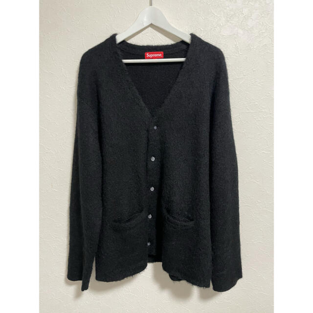 ブラックサイズ【XL】Supreme Brushed Mohair Cardigan