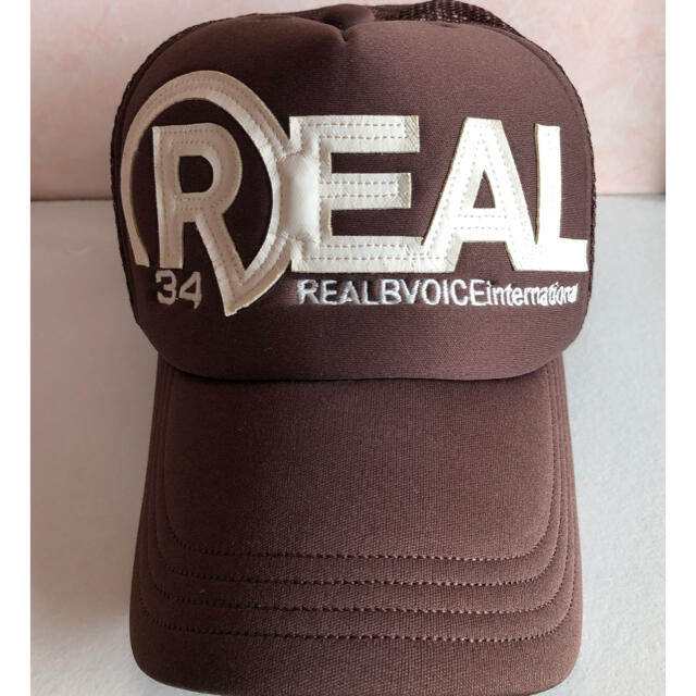 RealBvoice(リアルビーボイス)のRealBvoice キャップ　茶色 レディースの帽子(キャップ)の商品写真