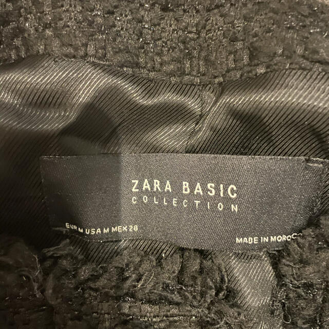 ZARA(ザラ)のZARA ツイードジャケット レディースのジャケット/アウター(ノーカラージャケット)の商品写真