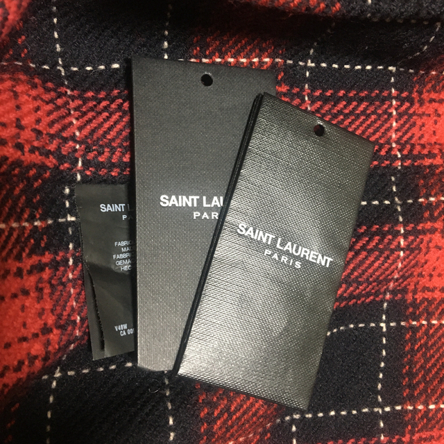 2013AW SAINT LAURENT PARIS チェックジップブルゾン46 3