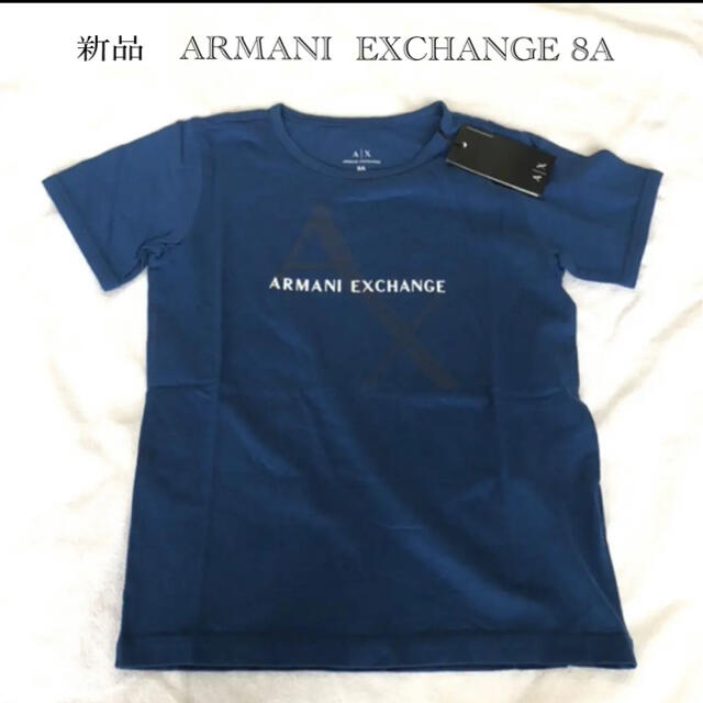 ARMANI EXCHANGE(アルマーニエクスチェンジ)の新品未使用 ARMANI  アルマーニエクスチェンジ kidsTシャツ 8A キッズ/ベビー/マタニティのキッズ服男の子用(90cm~)(Tシャツ/カットソー)の商品写真