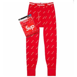 シュプリーム(Supreme)のMサイズ SUPREME Thermal RED シュプリーム サーマル 赤(レギンス/スパッツ)