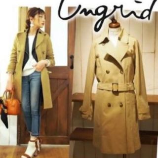 アングリッド(Ungrid)の美品　アングリッド　ungrid  ミドル丈トレンチコート(トレンチコート)