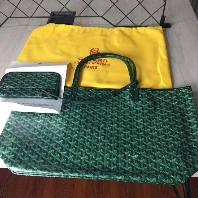 【お値引中】goyard ゴヤール 長財布 緑 グリーン 袋つき