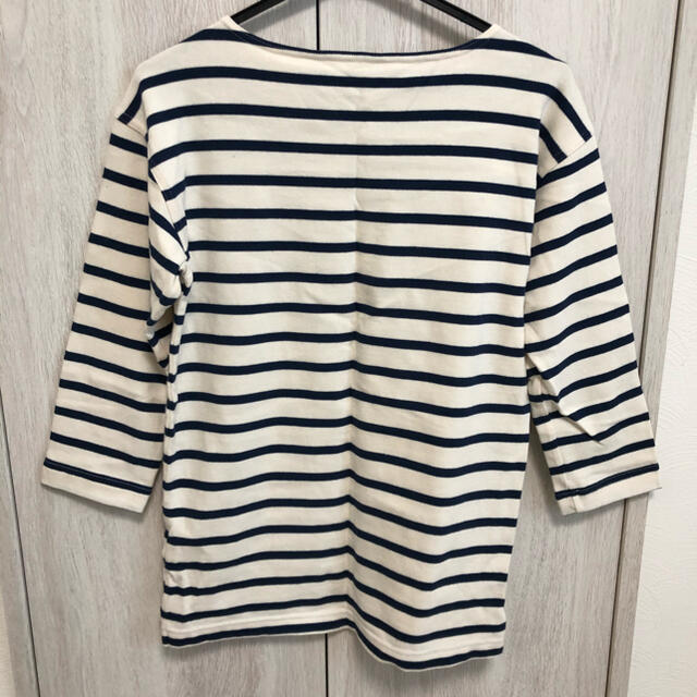 GAP(ギャップ)の使用1回‼️GAPホワイトストライプ7分丈シャツ‼️ メンズのトップス(Tシャツ/カットソー(七分/長袖))の商品写真