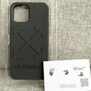 オフホワイト(OFF-WHITE)のARROW エンボス ロゴ iPhone 12/12 Pro 用 スマホケース(iPhoneケース)